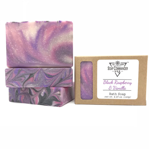 Black Raspberry & Vanilla Bath Soap