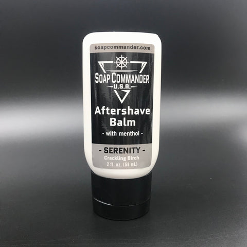 Soap Commander Serenity Aftershave Balm; Cracklin Birch; 2 oz.