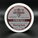 Soap Commander Strategy shaving soap; 3 oz.; Teakwood, Mahogany, and Lavender